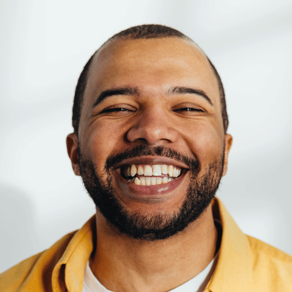 Confident Black man smiling